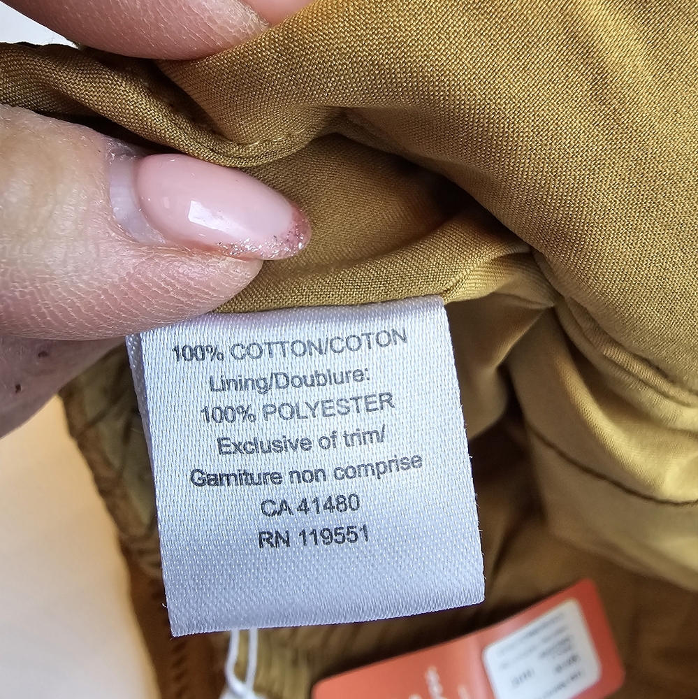 Gentle Fawn Luka Gold Brown High Rise Embroidered Shorts M - Picture 10 of 11